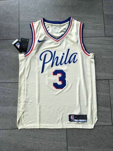 Maillot de Basket #3 Iverson 76ers 19-20 city Imprimé